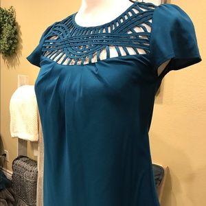 Banana Republic Teal short sleeve top 🥰
